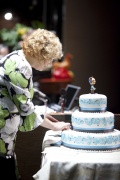 Photo by Brent Nicastro Michael's 25th Anniversary Cake